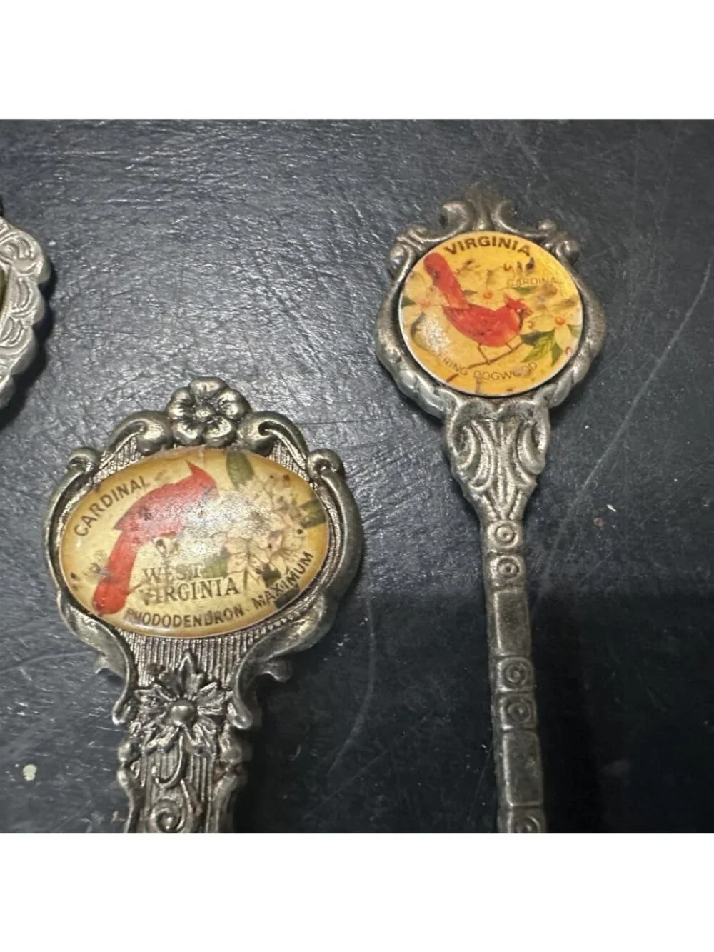 15 PIECE LOT VINTAGE COLLECTIBLE SOUVENIR SPOON USA STATES Japan